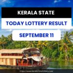 Fifty Fifty Lottery Result - 11/09/2024