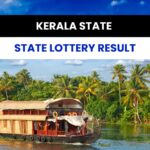 Kerala state lottery result today