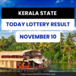 KERALA STATE TODAY LOTTERY RESULT